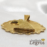 Bijou Pendentif Aigle tête d'aigle en or jaune 18 carats joaillerie legros bijouterie