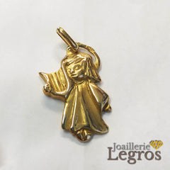 Bijou Pendentif Ange Bapteme Or Jaune 18 carats joaillerie legros bijouterie
