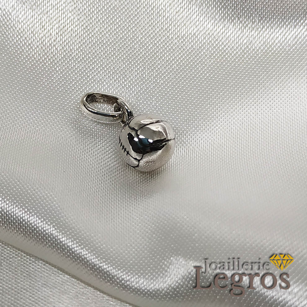 Bijou Pendentif ballon de volley en Argent 925 joaillerie legros bijouterie