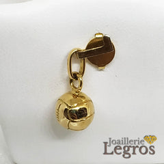 Bijou Pendentif ballon de volley en or 18 carats joaillerie legros bijouterie