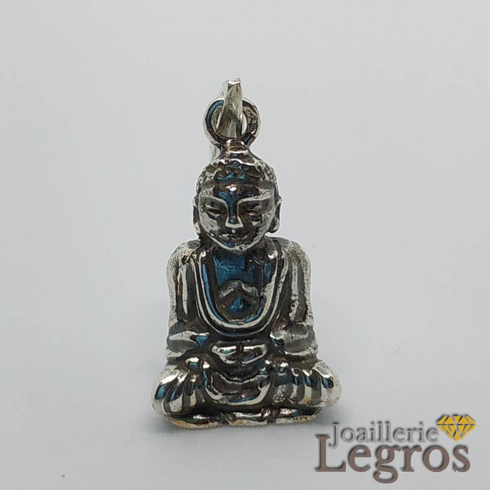 Bijou Pendentif Bouddha en argent 925 joaillerie legros bijouterie