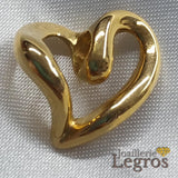 Bijou Pendentif Coeur entrelacé en or jaune 18 carats joaillerie legros bijouterie