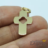 Bijou Pendentif croix ajourée or jaune 18 carats joaillerie legros bijouterie