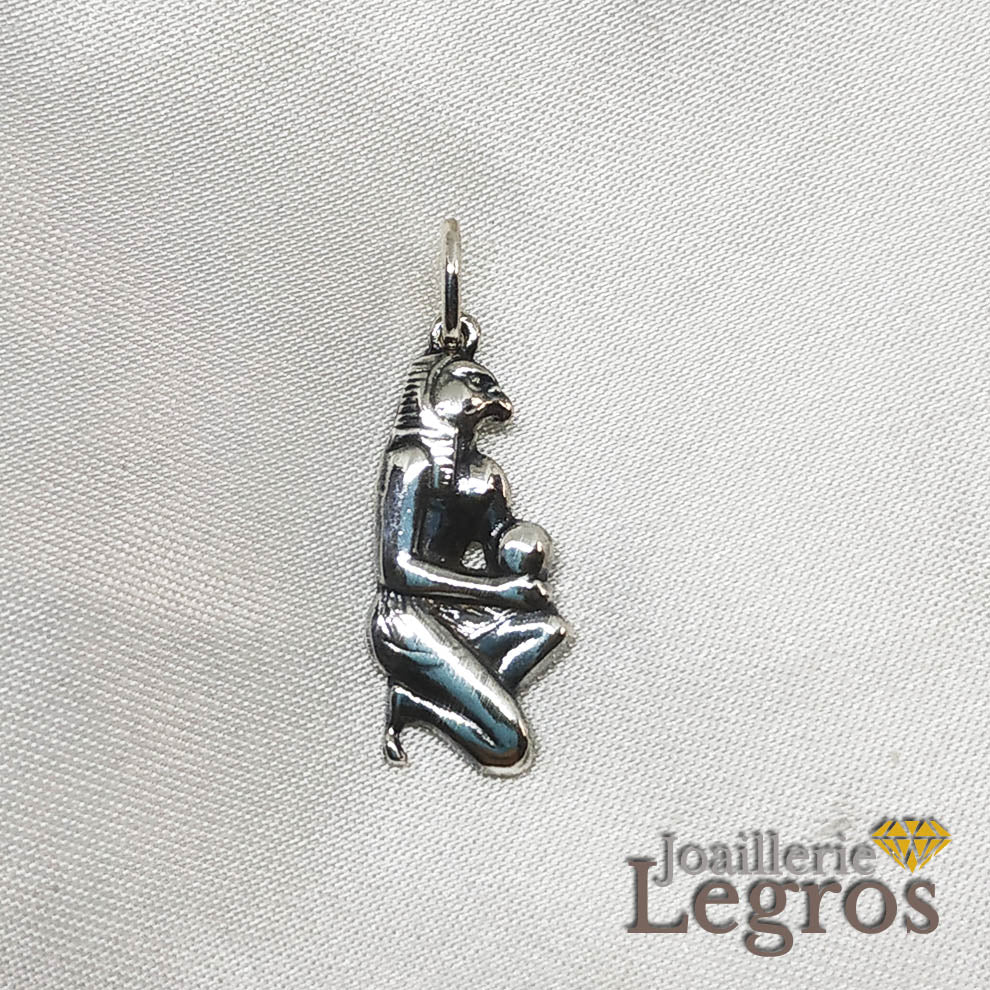 Bijou Pendentif égyptien Horus Dieu en argent 925 joaillerie legros bijouterie