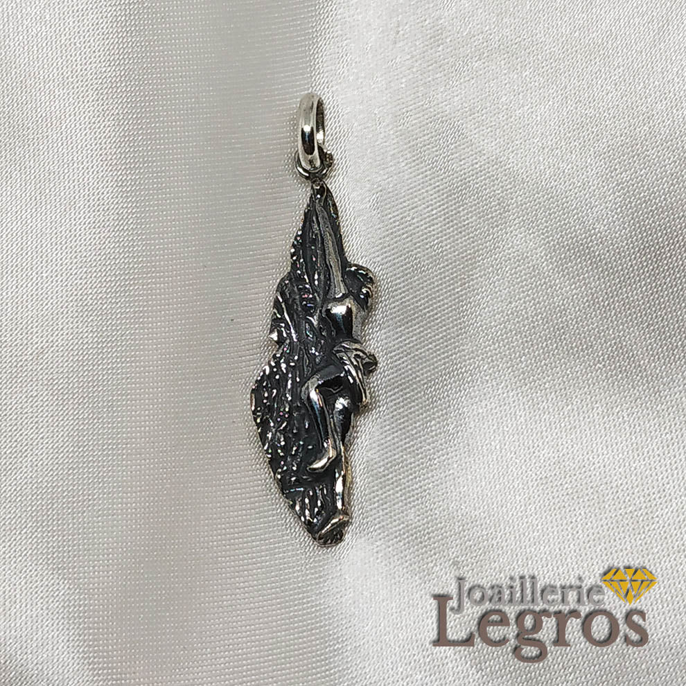 Bijou Pendentif escalade en argent 925 joaillerie legros bijouterie