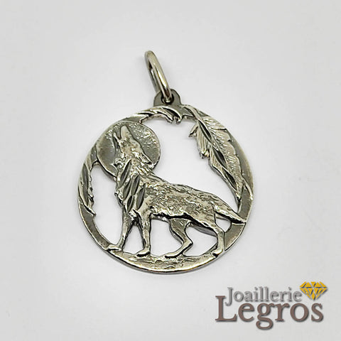 Argent Poisson Collier Pendentif Loup En Argent Sterling Lampe Loupe