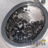 Bijou Pendentif quartz inclusions d'hématite en Argent 925 joaillerie legros bijouterie