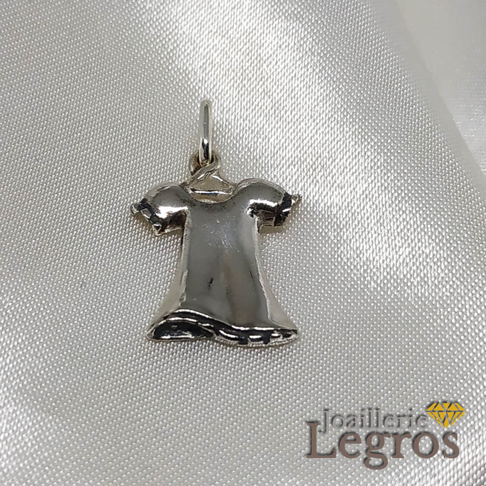 Bijou Pendentif petite robe en argent 925 joaillerie legros bijouterie