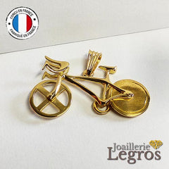 Bijou Pendentif vélo de course en or 18 carats joaillerie legros bijouterie