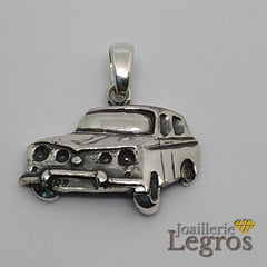 Bijou Pendentif Voiture Renault R8 en argent 925 joaillerie legros bijouterie