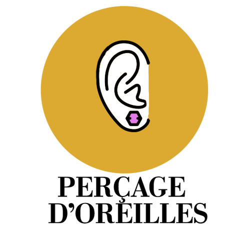Bijou Perçage d'oreilles (à partir de 2 ans) joaillerie legros bijouterie