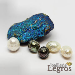 Bijou Perles facettées de Tahiti taillées à la main joaillerie legros bijouterie